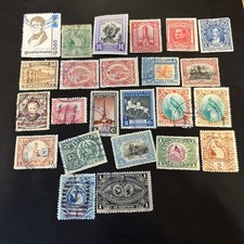 24 Old Guatemala Used Stamps- Lot A-84036
