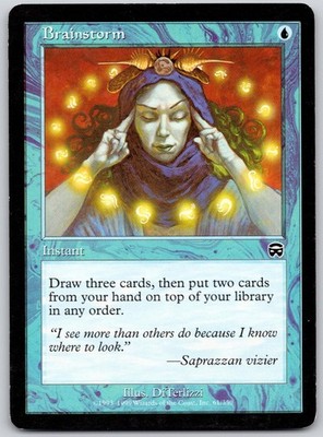 Brainstorm 61 Common Mercadian Masques Magic: The Gathering Lightly Played