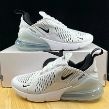 Womens Size 8 Nike Air Max 270 White Black Casual Sneakers AH6789 100 NEW
