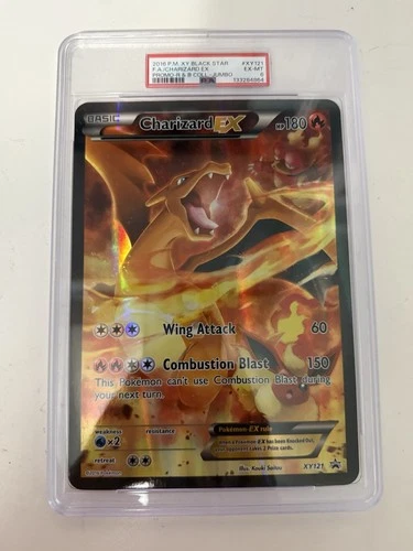 2016 Pokemon Charizard Black Star Promo Full Art Jumbo #XY121 - PSA 6
