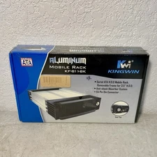 Kingwin Aluminum Mobile Rack KF-811-BK 1 Fan Serial ATARemovable Frame For 3.5”
