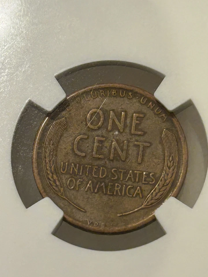 1909 VDB US Lincoln Cent 1c NGC XF45BN,Historic Piece Collection Coin, - Image 3 of 4
