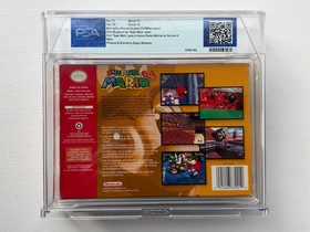 Super Mario 64 Nintendo 64 N64 1999 CIB PSA Graded 7.5 Overall