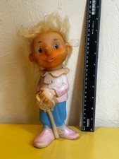 Rare Soviet Vintage Rubber Toy pinocchio buratino USSR Kids