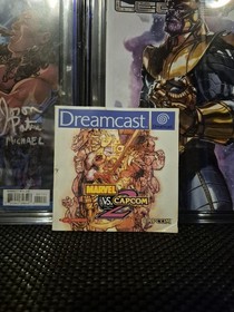 Marvel vs. Capcom 2: New Age of Heroes (Sega Dreamcast, 2000) Manual Boxed