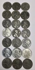 WWII ERA 1943 LINCOLN STEEL WHEAT CENTS PENNIES 21 COIN LOT SET 🇺🇸