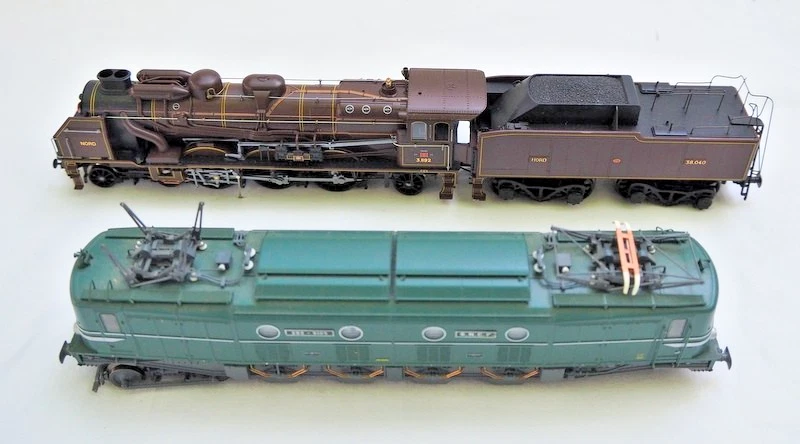 Locomotive Roco HO 62470 - 2D2 9105 SNCF électrique Française