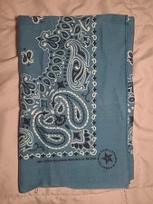 Vintage 100% Cotton HAV-A-HANK Blue Bandana