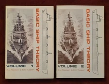 Vintage Books: BASIC SHIP THEORY Vols 1 & 2 By Rawson & Tupper 1976 Illustrated