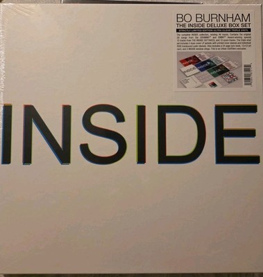 New 3 LPs Box Set Bo Burnham Inside Deluxe Clear LP Book Imperial IMP697 2022