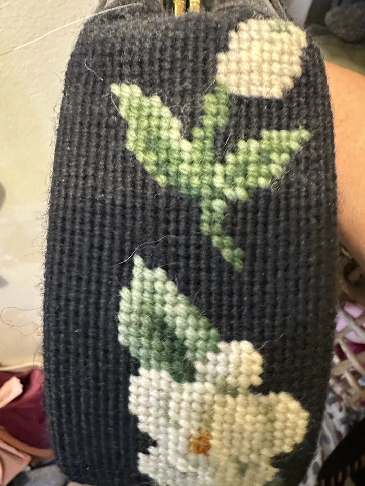 Винтажная Магнолия Дамская сумка Игла Точка соединенная цепочка для Смены Кошелька - Изображение 3 из 4