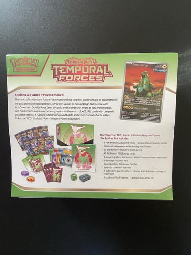 Pokemon Fuerzas Temporales Elite Entrenador Caja ETB (Juego de 2) Nuevo/Sellado - Imagen 12 de 13