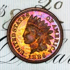 * 1886 T1 * PRISTINE++ GEM PROOF INDIAN HEAD PENNY * FROM ORIGINAL COLLECTION