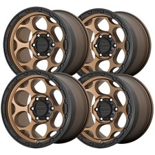 (Set of 4) KMC KM541 Dirty Harry 17x9 6x5.5