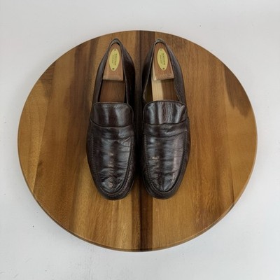 Mens Berluti Paris Brown Leather Slip On Casual Penny Loafers Shoes Size 7.5‎ D Mens Berluti Paris Brown Leather Slip On Casual Penny  main image 2
