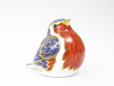 Royal Crown Derby ''Robin'' Bone China Figurine Paperweight 3'' tall