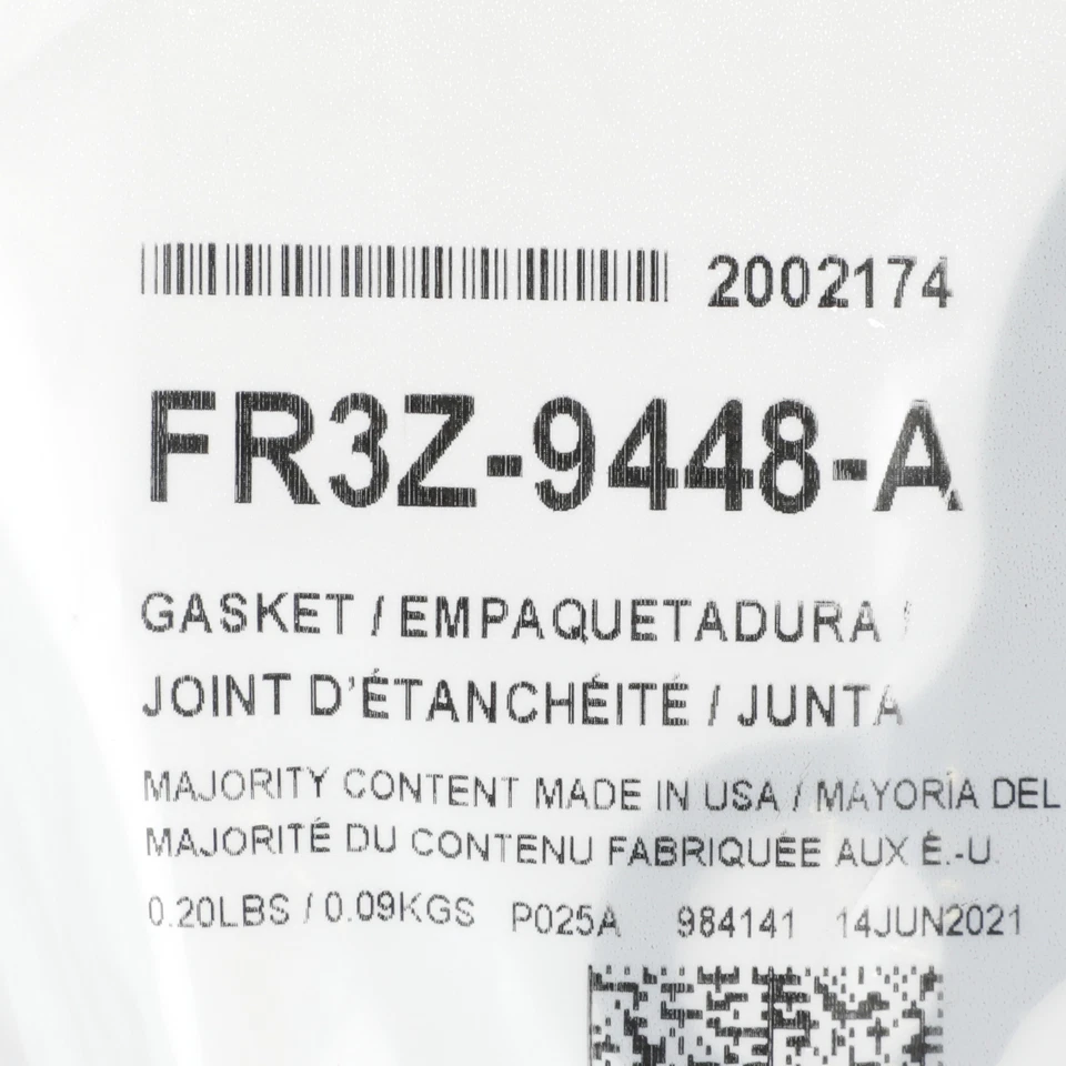 Junta colector izquierdo derecho Ford F-150 Mustang 2011-2019 OEM NUEVA FR3Z-9448-A Foto 3 de 3