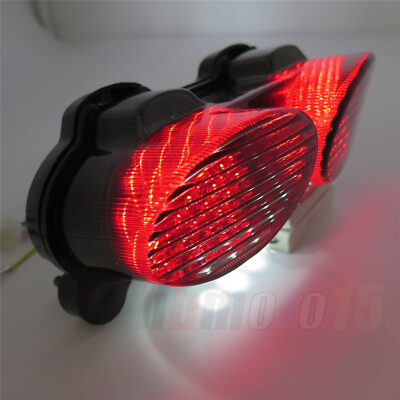 For 2000-2002 Kawasaki ZX6R J1 J2 Smoke Tail Brake Light w/ Turn Signals