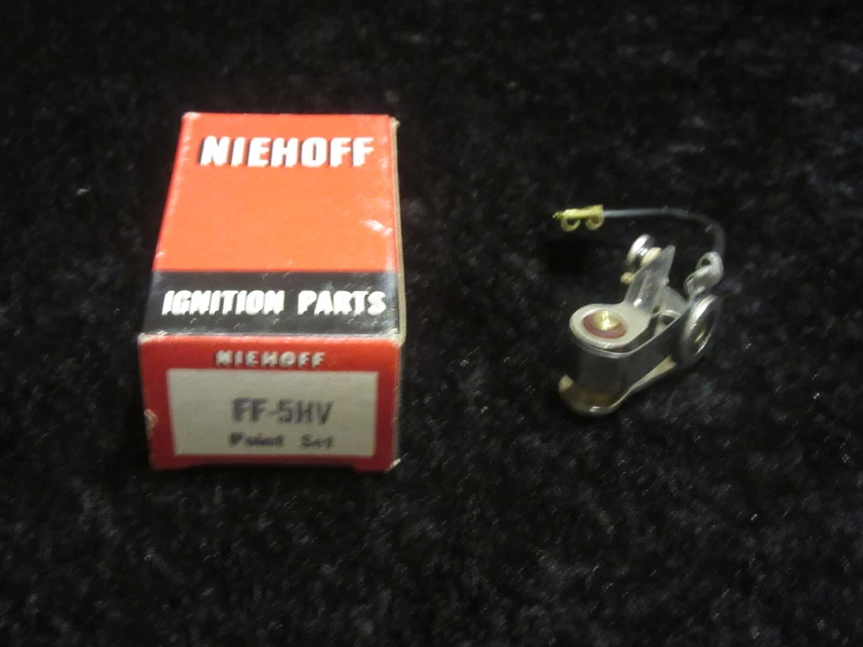 NOS 1965-1979 Opel Ford Mercury AMC Niehoff Ignition Contact Point Set Foto 2 de 3