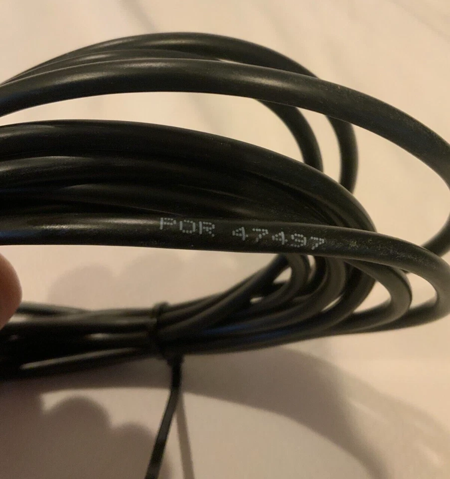 Ring Terminal Cable Assembly Black Lug‑to‑Lug , POR 47497 - Image 2 of 4