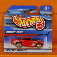 Hot Wheels - 1999 - '57 Chevy - Blue Card Collector #1077 *** Shortcard ***