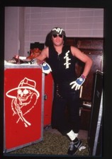 Alex Van Halen Rock Star Candid Backstage Vintage Photo Agency Transparency