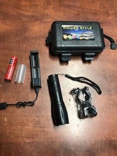 New Power Style Flashlight With Battery Charg...