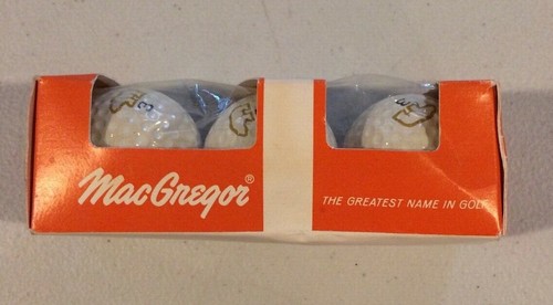 Vintage MacGregor 3 pack Golden Bear 3 Golf Balls - Picture 2 of 5