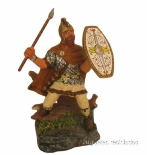 Dacio GUERREROS DE LA ANTIGUEDAD Figura soldado plomo Altaya