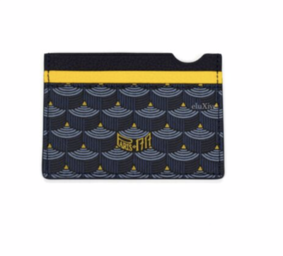 NWT Faure Le Page Paris Blue Navy Yellow 4CC Card Holder Case
