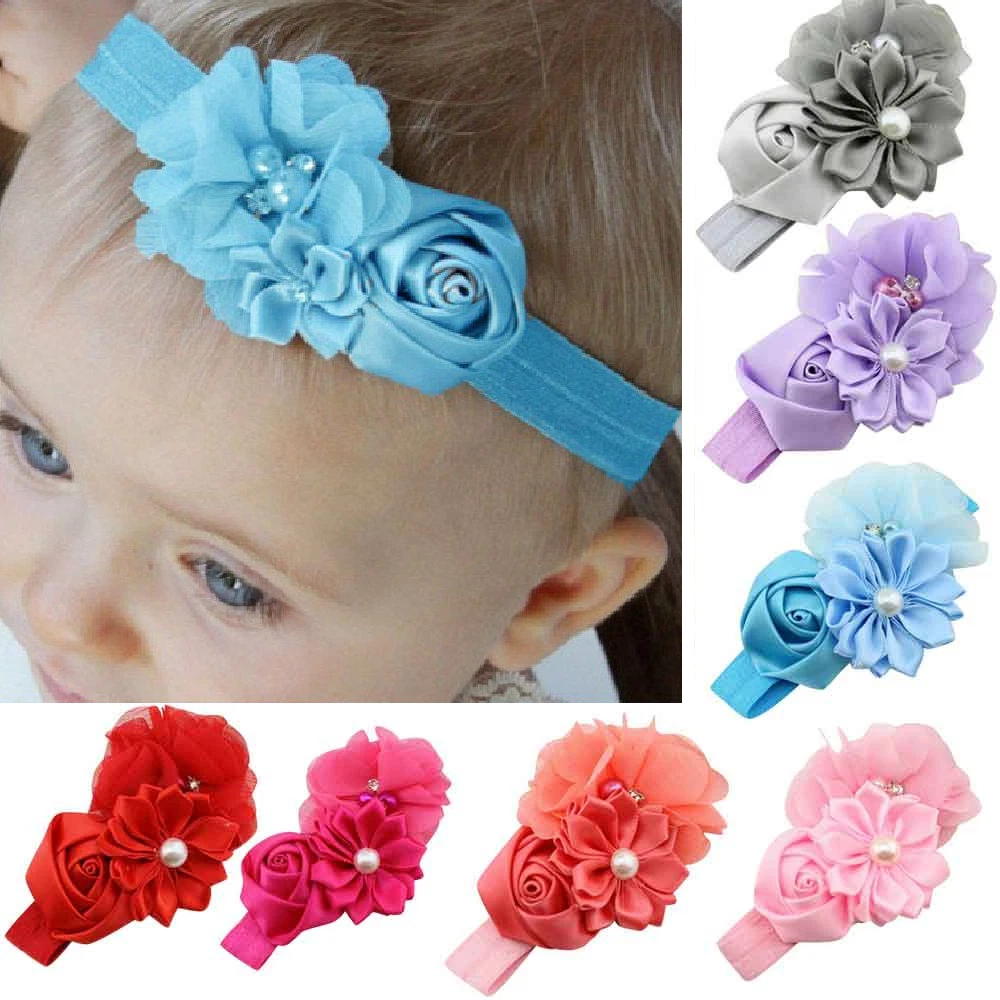 6pz Fasce Capelli Glitterate per Bambine, Fasce con Paillettes