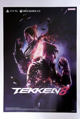 Tekken 8 - A2 promo poster KOREA (42.25cm x 59.5cm) Korean PS5 XBOX