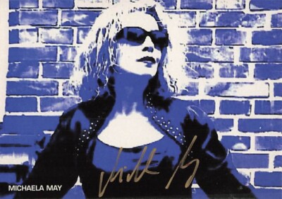 Michaela May UH Rosenheim Cops Original Sign Autograph Card 3616 G