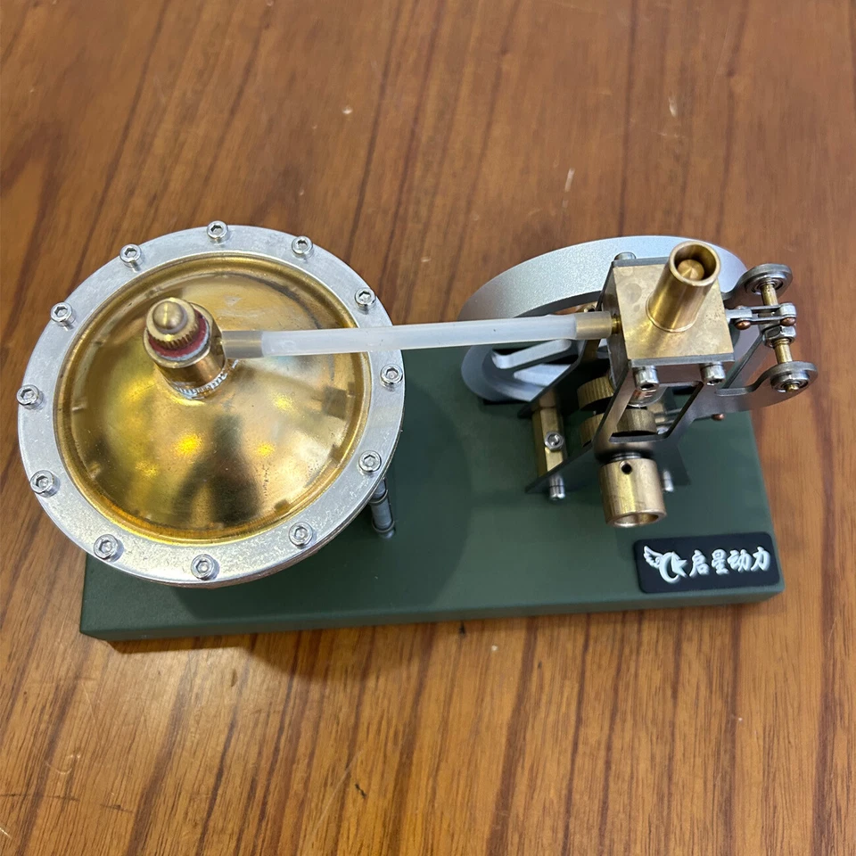 Innovative Vertical Live Steam Engine Generator Motor Toy Complete Set w/ Bioler - Image 2 of 4