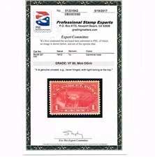 EXCELLENT GENUINE SCOTT #Q1 MINT OG NH 1913 PARCEL POST PSE CERT GRADED VF-80