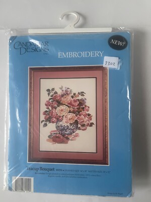 Candamar Designs Stickpackung Teetassenstrauß