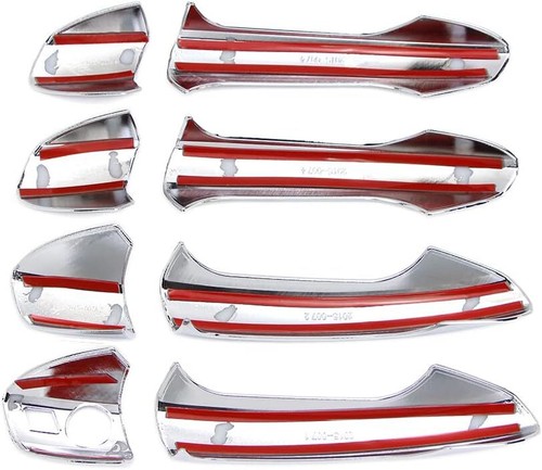 4pcs Door Handle Chrome Cover For Mercedes-Benz E GLK ML CLA C-Class W204 W212 - Bild 10 von 10