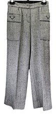 Vintage GIORGO ARMANI Knit Cotton Straight Dress Pant Women  s Size 4 -6 Small