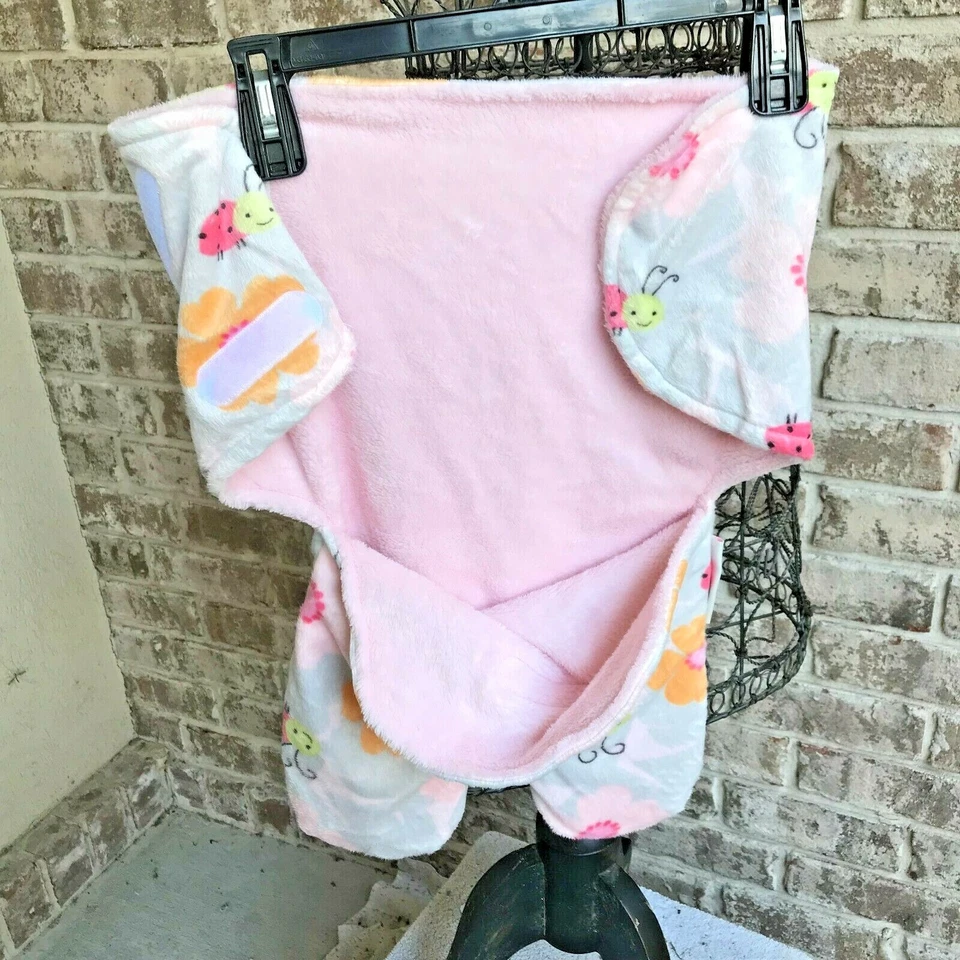 Одеяла Beyond пеленальная сумка 0 3 месяца божьи коровки цветы крючок петля застежка плюшевый - Изображение 2 из 4