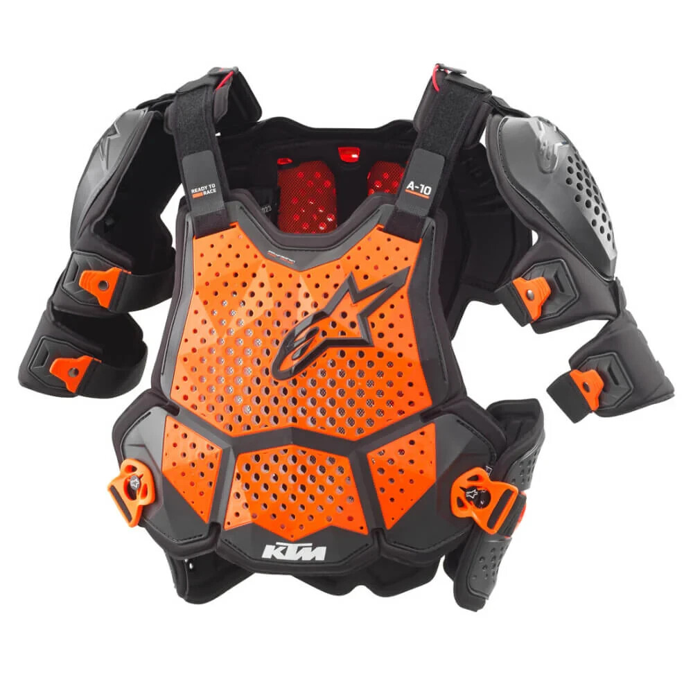 NEW KTM Alpinestars A-10 V2 Full Off Road Perforated Chest  