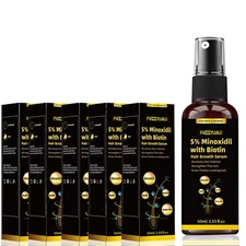 300 ml 5% Minoxidil Biotin Hair Growth Serum, For Thicker Fuller Healthier Hair