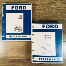 Ford 1320 1520 1720 Tractor Service Parts Manual Repair Shop Set Workshop Book