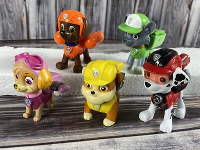 Paw Patrol Lot of 5 Figures - Transforming Action Packs 