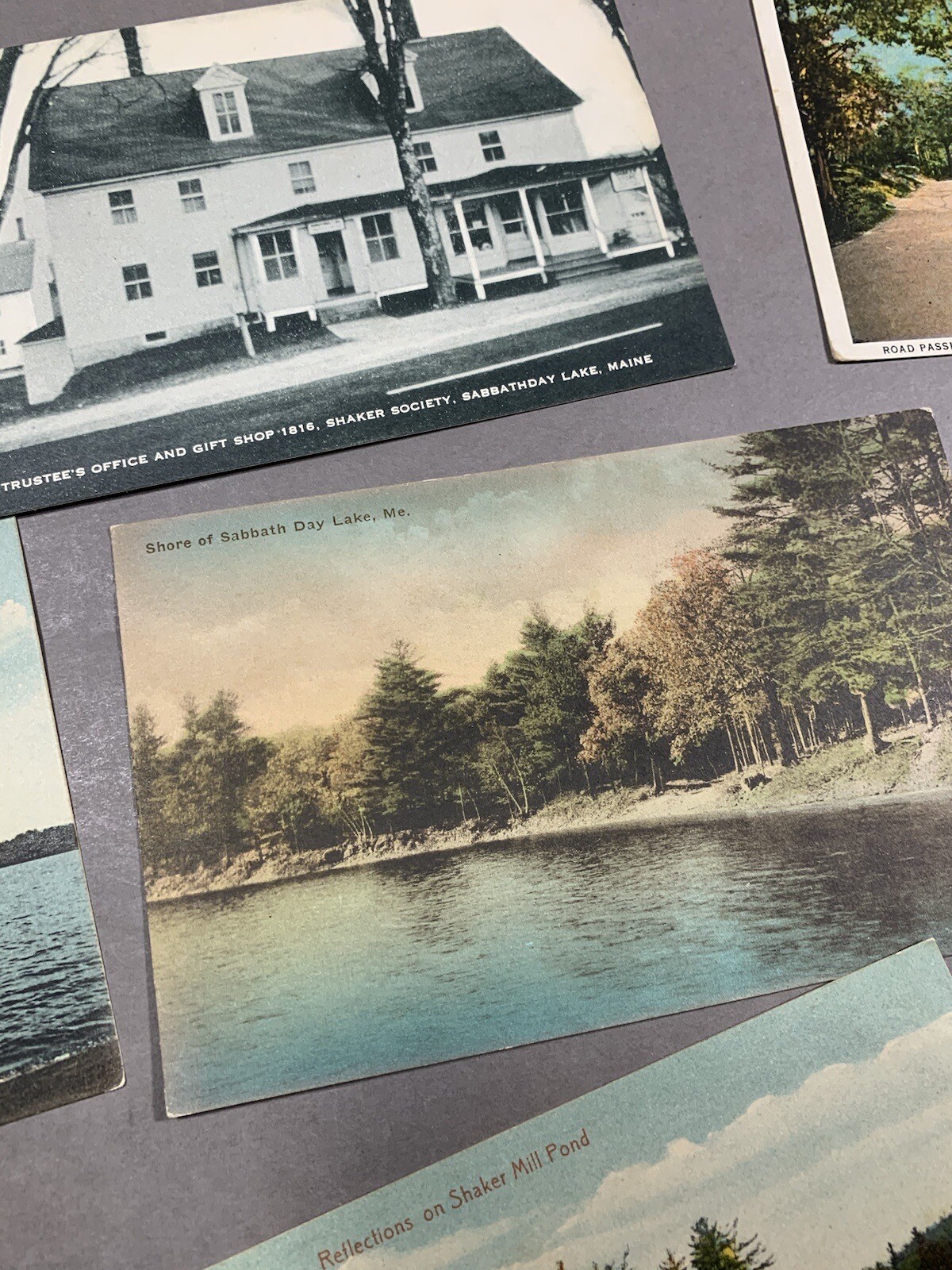 Sabbathday Lake,ME Cumberland County Maine Shakers Village Postcard