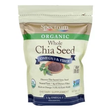 Chia Seed Omega-3 and Fiber  12 OZ By Spectrum Essentials