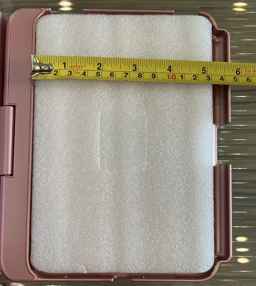 Wireless Keyboard for Tablet 5in x 8in Rose Gold Aluminum Alloy - Image 4 of 4