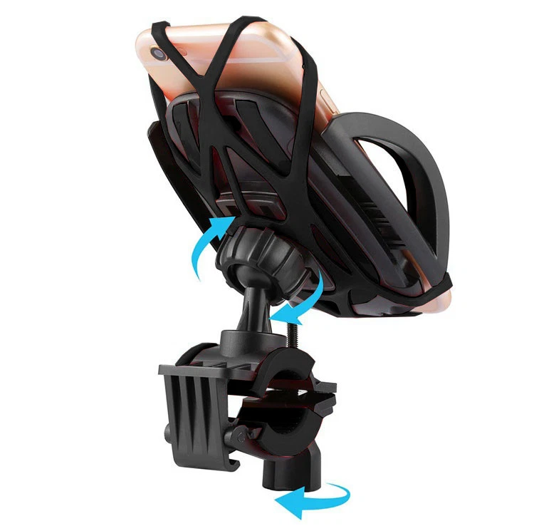 PACK 2 Soporte para Teléfono Montaje Bicicleta Bebé Motocicleta Estante Manillar Iphone Samsung  Foto 2 de 4