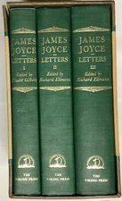 James Joyce Letters Gilbert Ellman Vol. 1-3 1966 Hardcover Slipcase Good Cond.