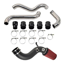 Intercooler Pipe & Cold Air Intake Kit For 2013-2016 GMC Chevy 6.6L LML Duramax