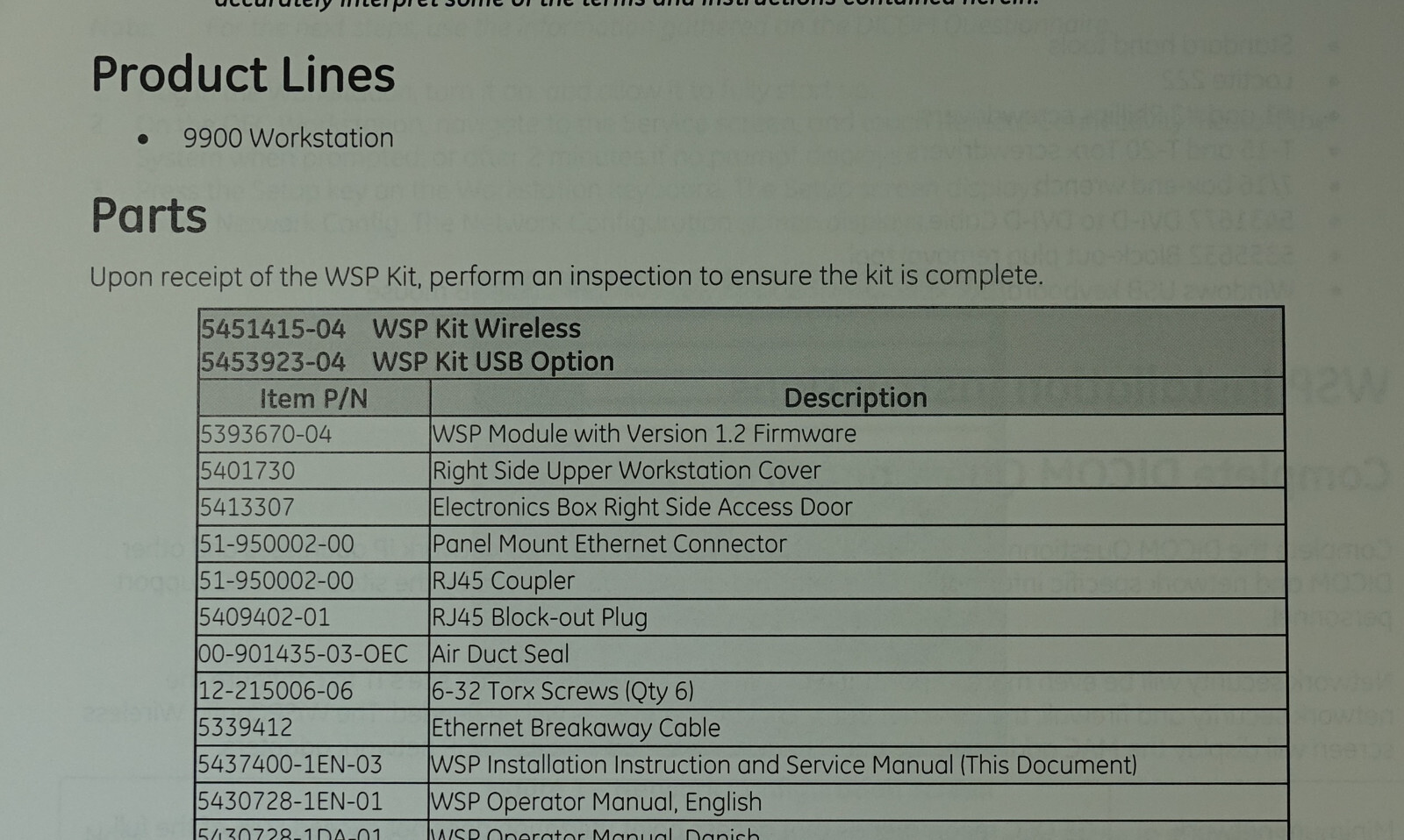 GE/OEC 9900 WiSP Wireless DICOM Hardware Kit, P/N - 5393670-04. NEW/Open Box